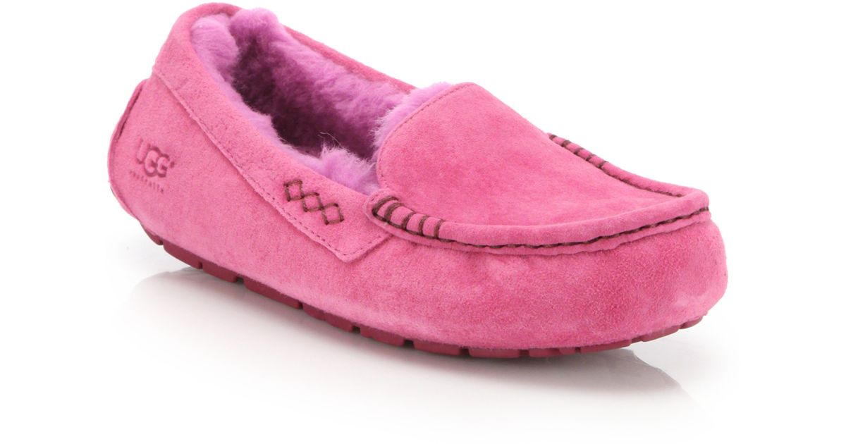 pink ugg loafers