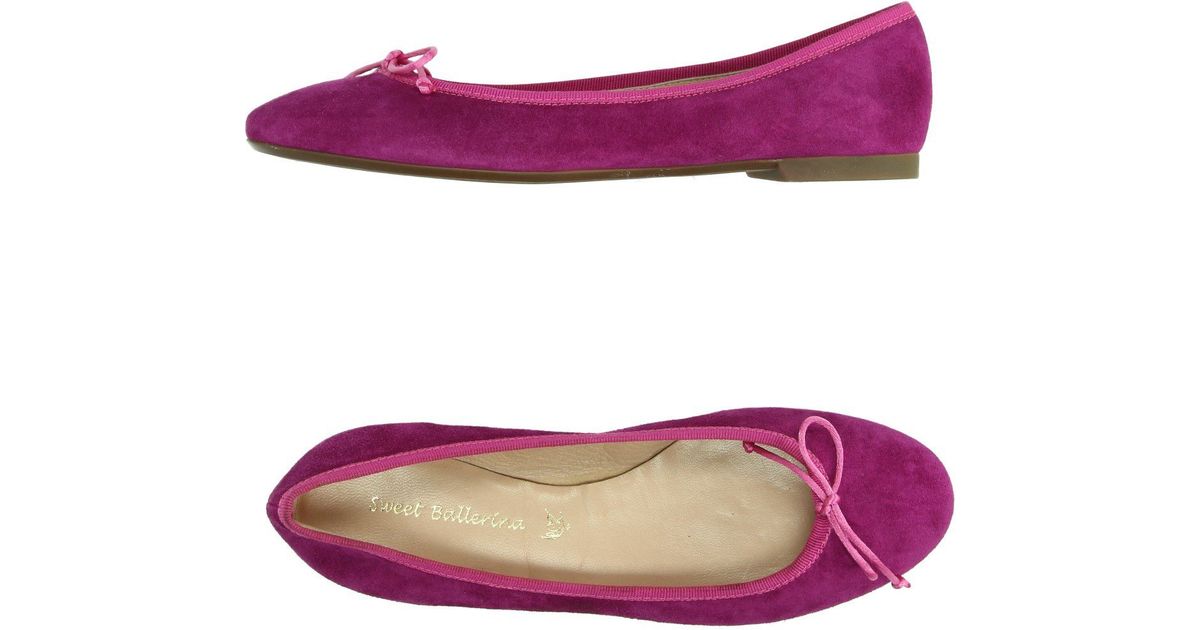 Sweet ballerina Ballet Flats in Purple | Lyst