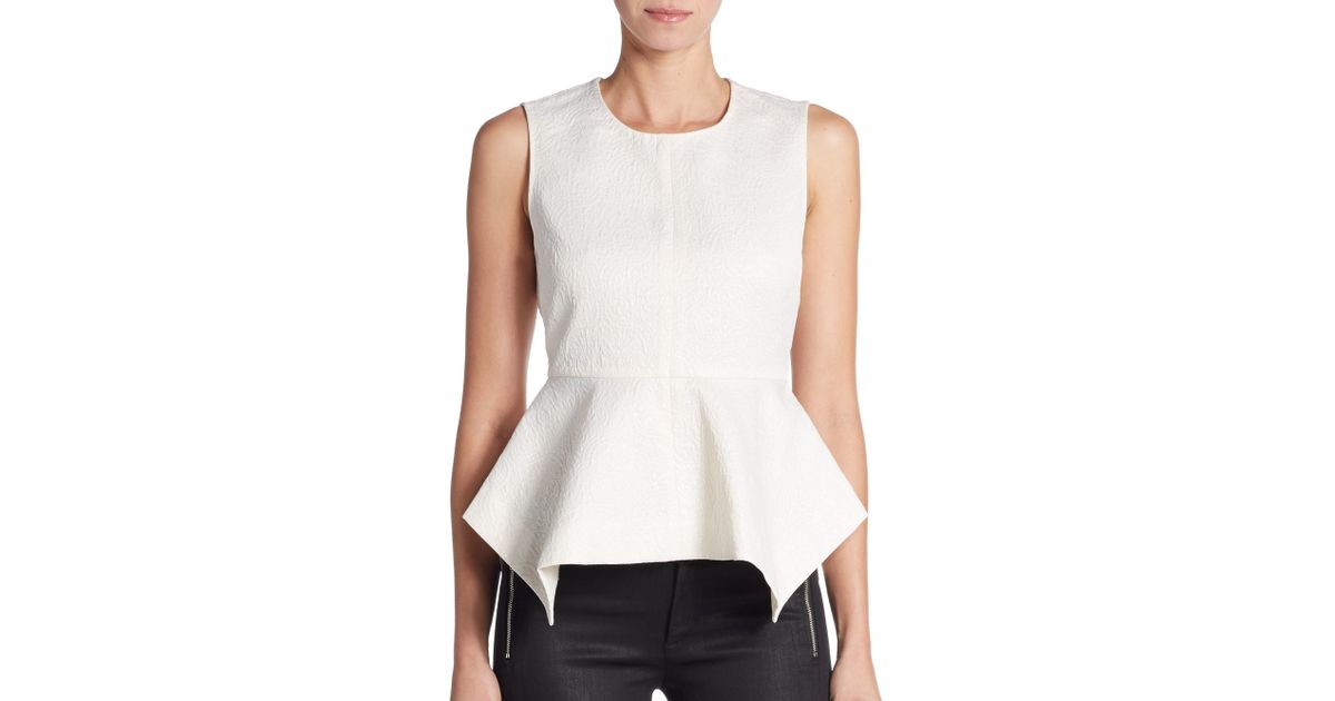 elizabeth and james peplum top