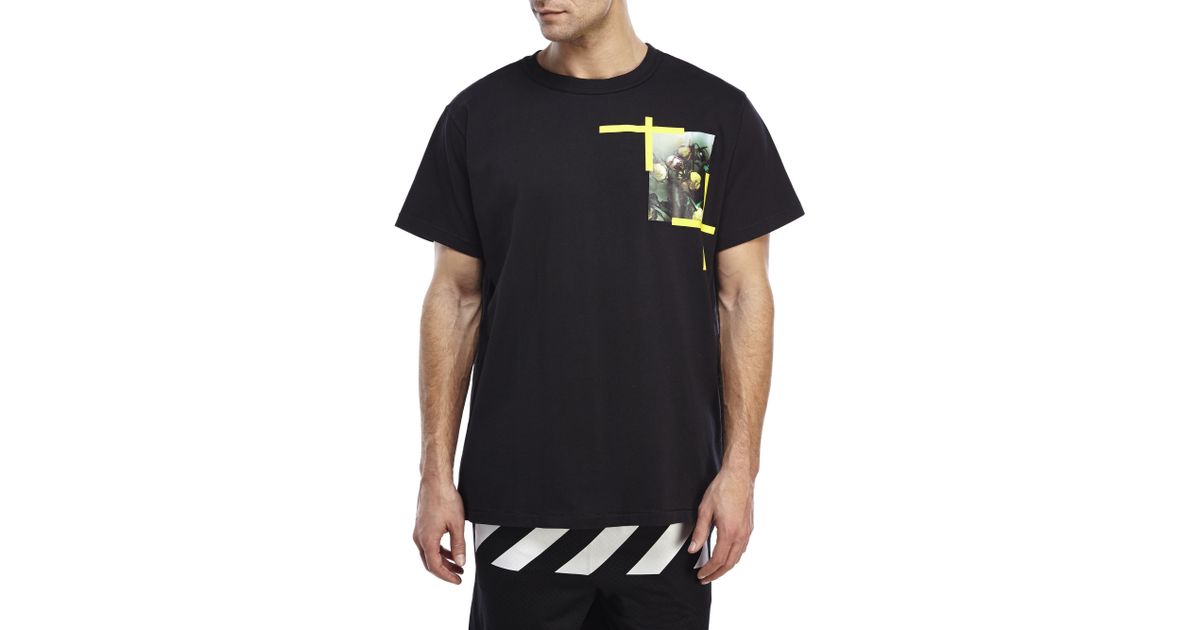 off white graphic tee