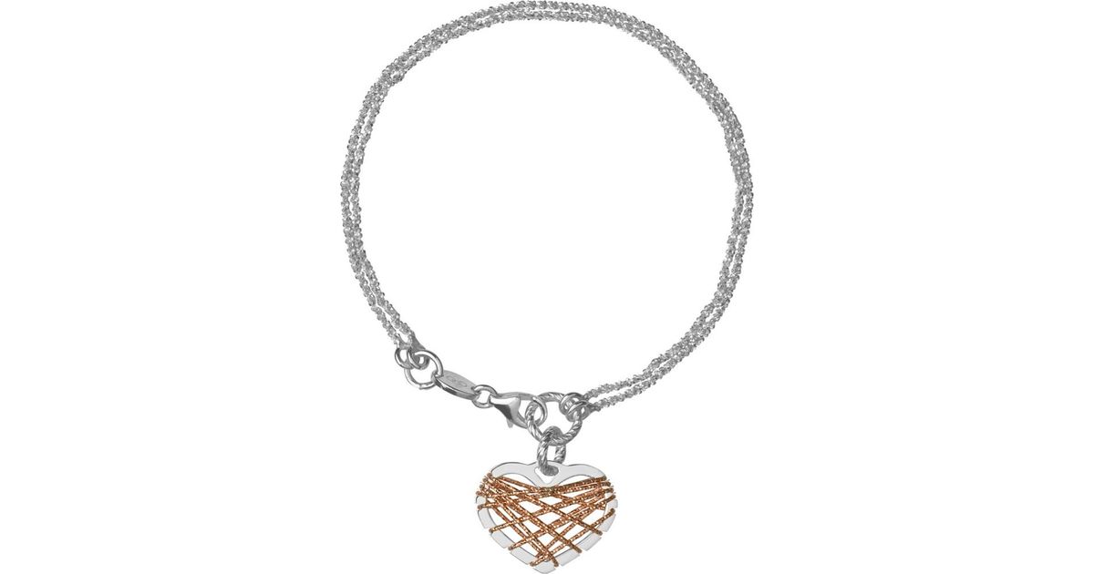 Links Of London Dream Catcher Heart Bracelet Lyst