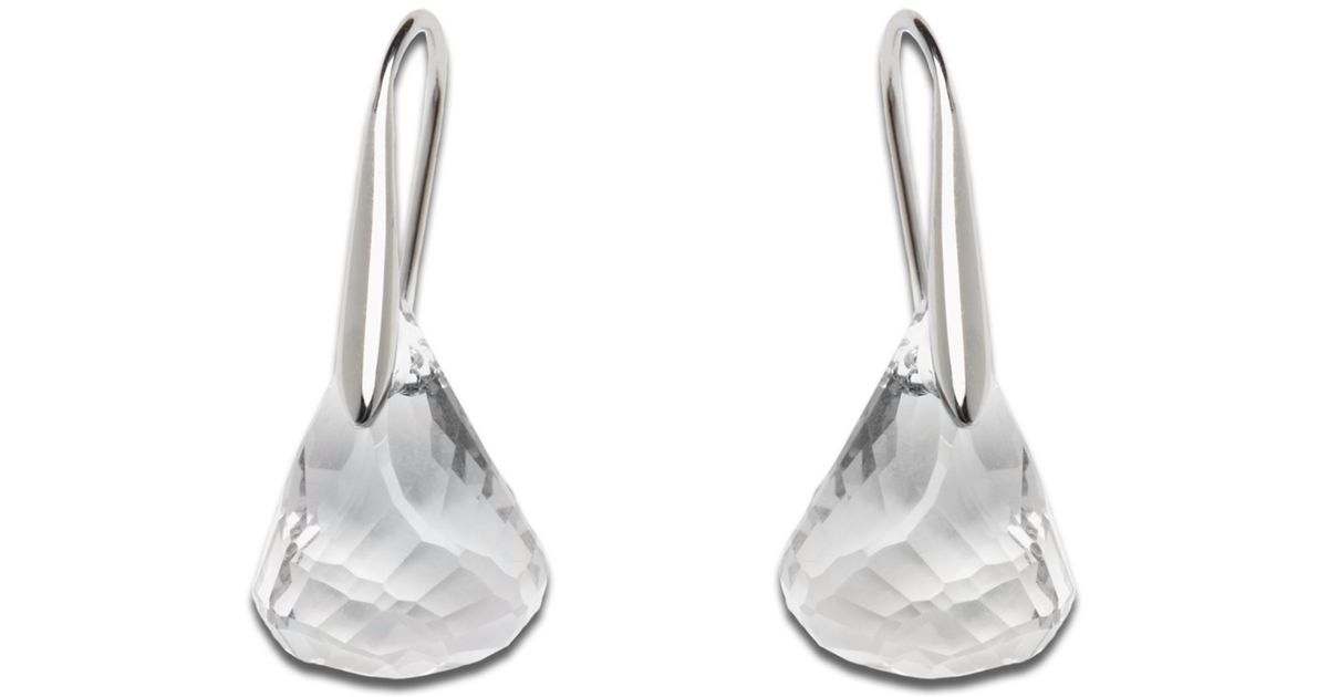 Swarovski Metallic Lunar Crystal Drop Lyst Swarovski Metallic Lunar Crystal Drop Lyst