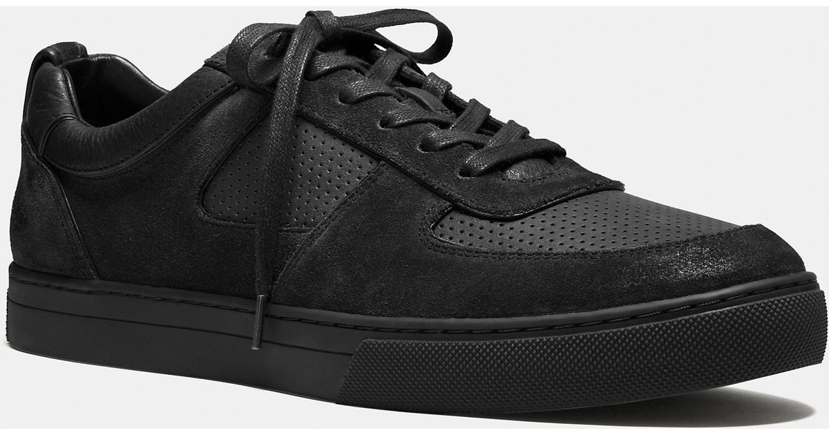 COACH Duke Sneaker in Black/Black 