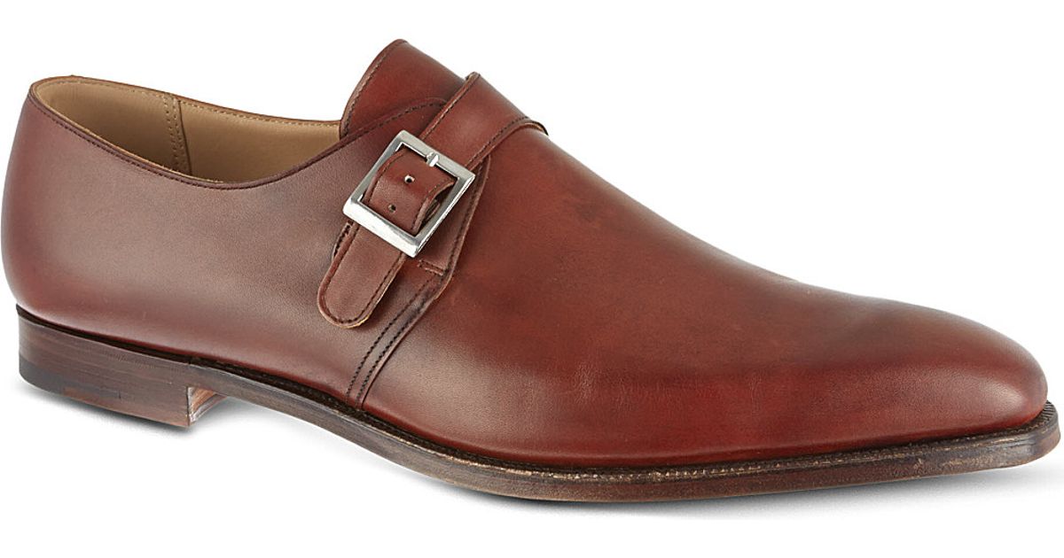 mens single buckle shoes