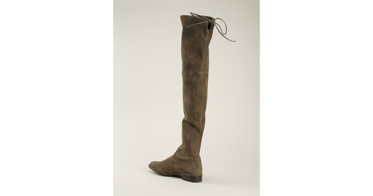 stuart weitzman green boots