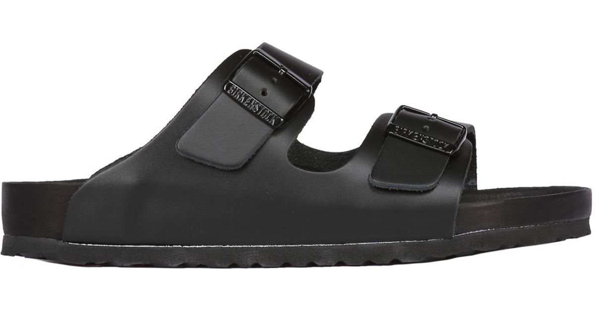 black on black leather birkenstocks