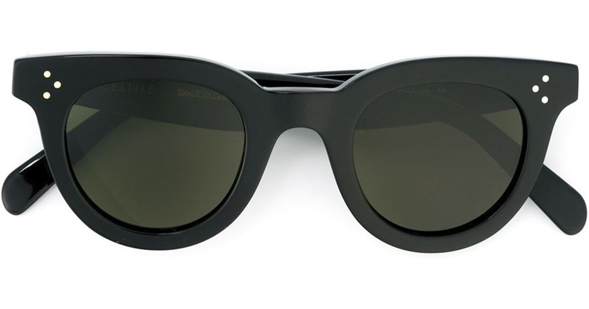 Celine 'anna' Sunglasses in Black | Lyst