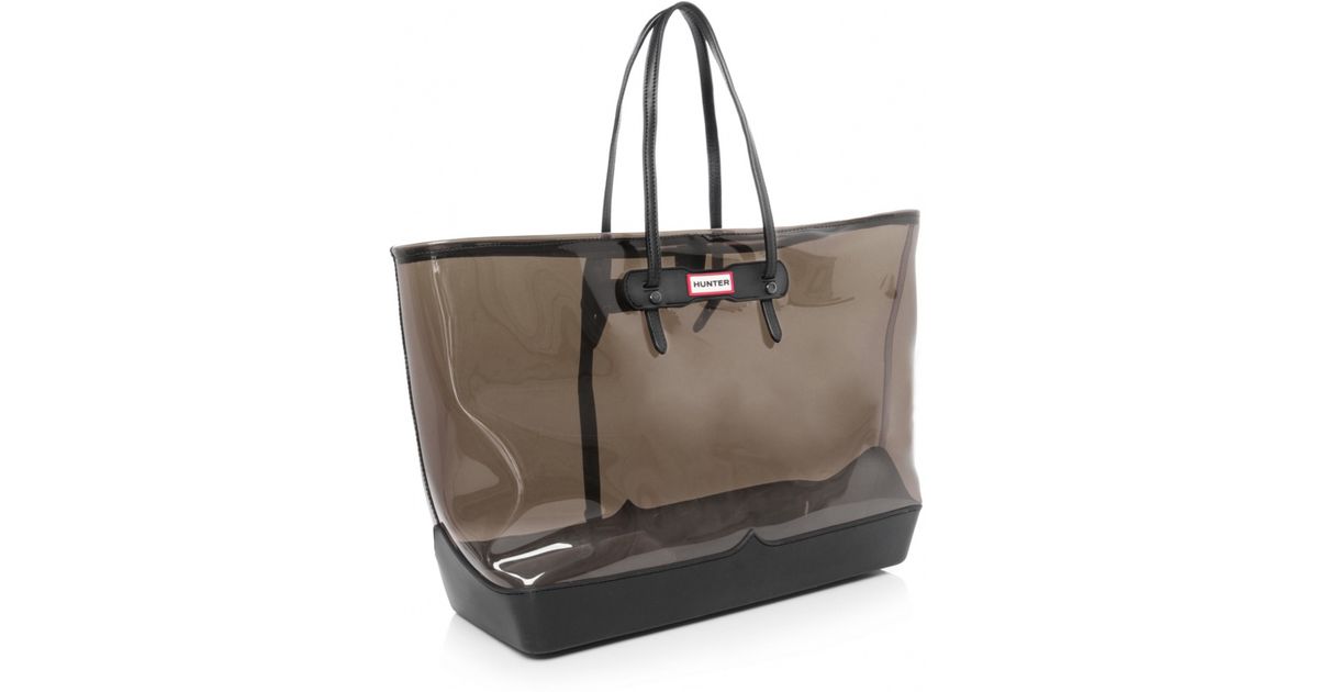 Lyst Hunter Original Clear Tote Bag In Gray