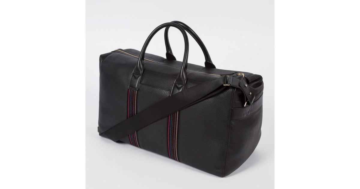 paul smith leather holdall