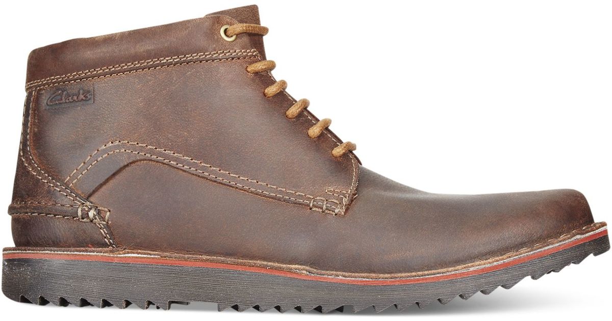 Clarks Remsen Hi Boots in Chocolate (Brown) for Men | Lyst