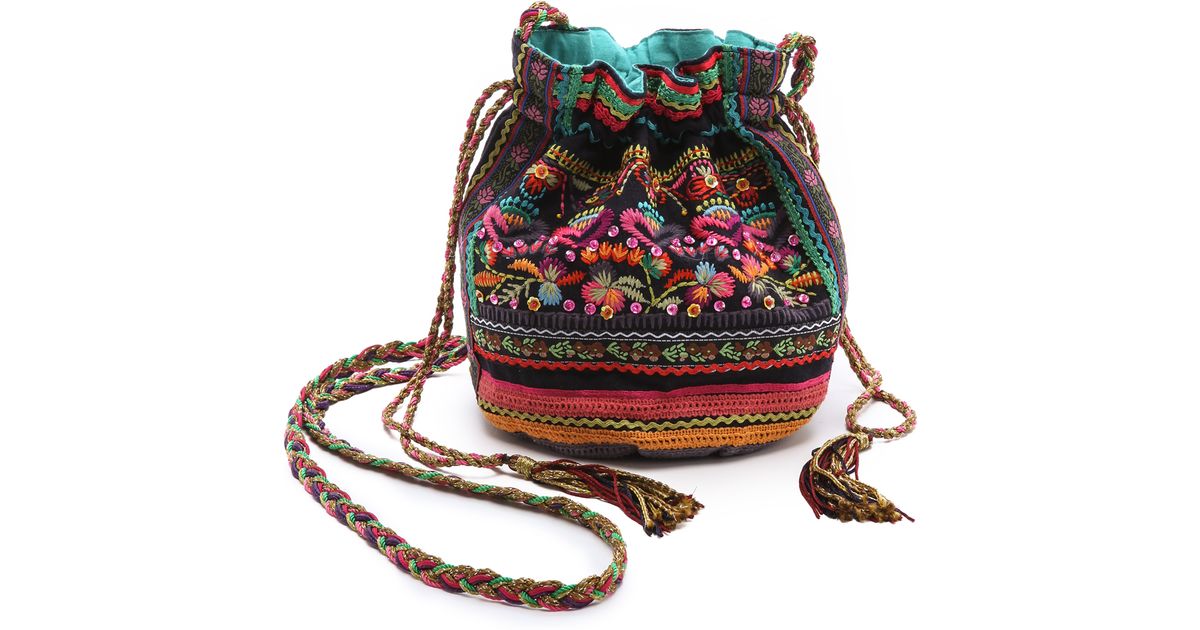 Star Mela Kalaya Small Pouch Handbag Navy In Blue Lyst