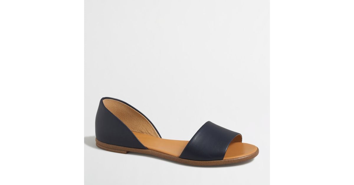 J crew peep toe flats sale