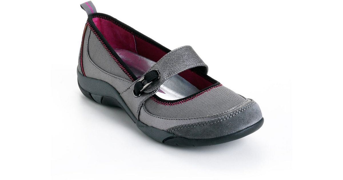 Anne Klein Mary Jane Sneaker Flats in Pewter (Gray) - Lyst