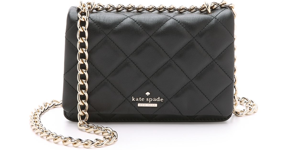 Kate Spade Mini Vivenna Cross Body Bag - Black | Lyst
