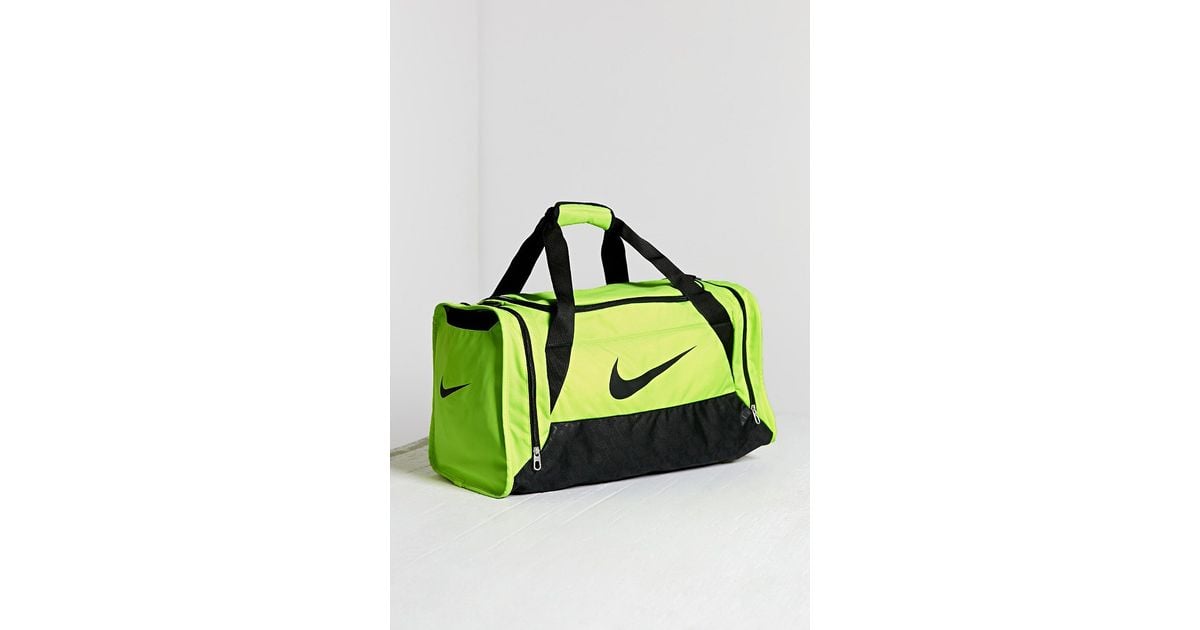 yellow nike bag