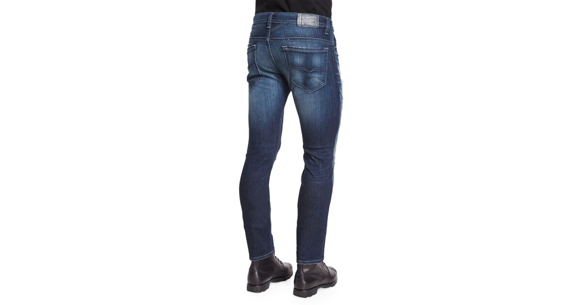 diesel destroyed jeans