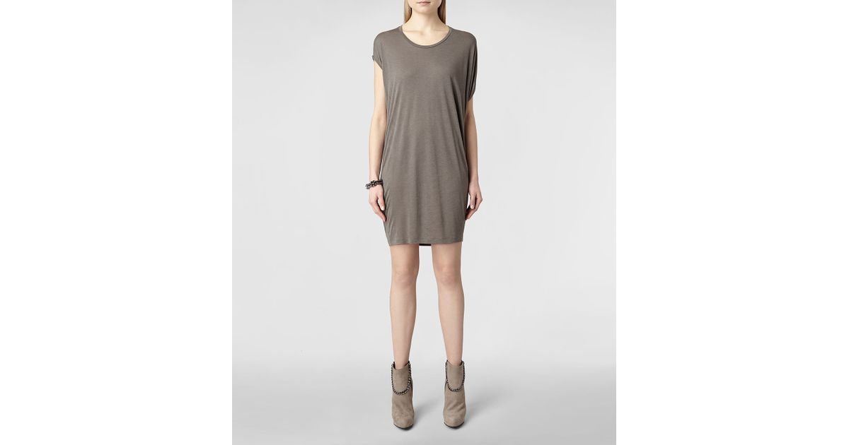 all saints jersey dress