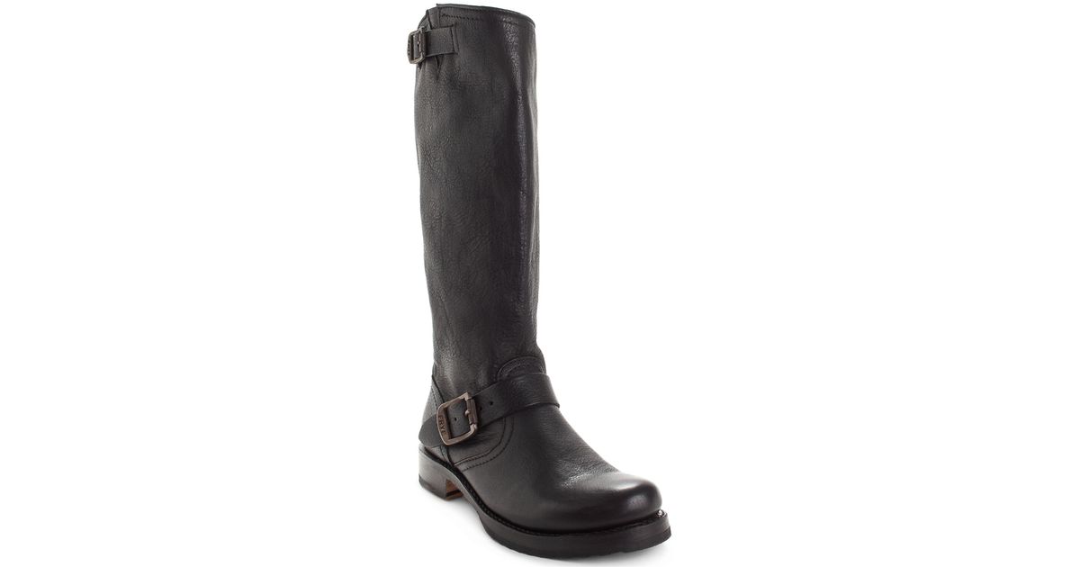 Frye Veronica Slouch Boots in Black - Lyst
