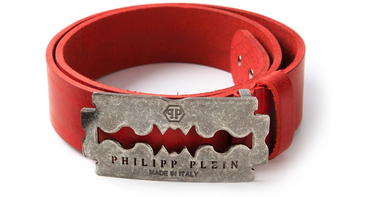 philipp plein razor blade belt