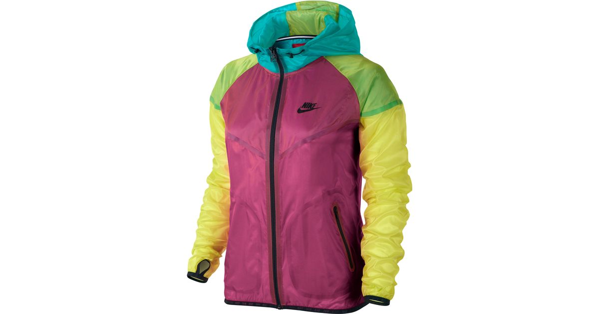 nike multicolor windbreaker