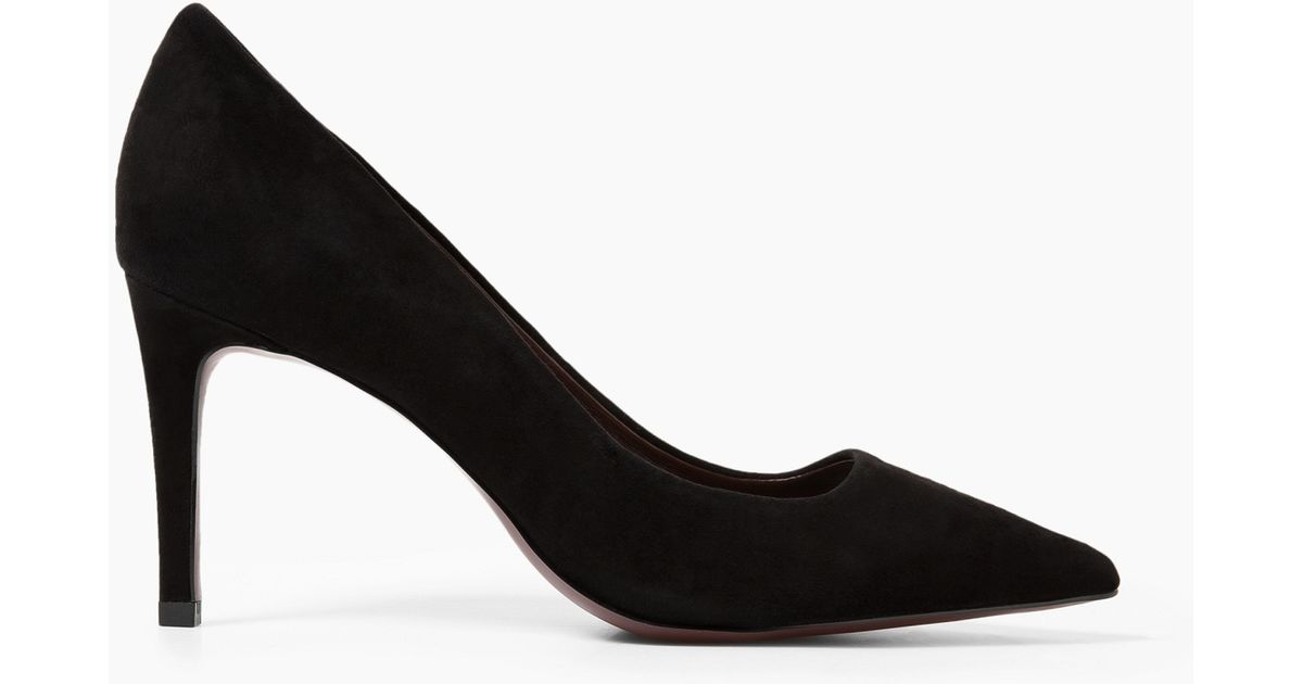 mango black heels