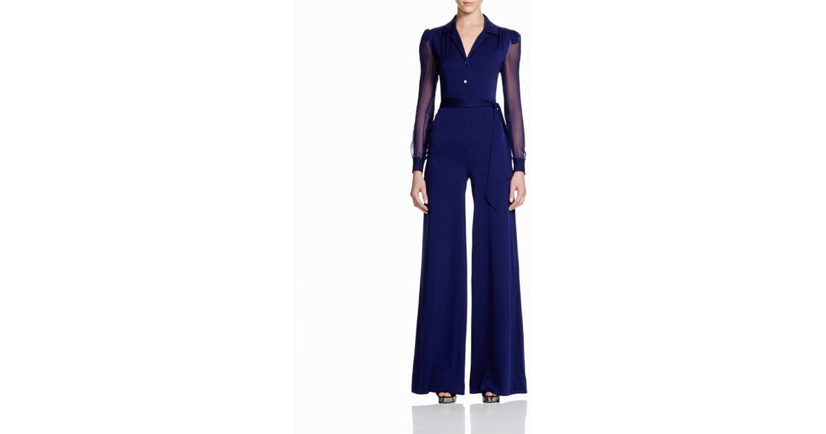 diane von furstenberg jumpsuit bloomingdales