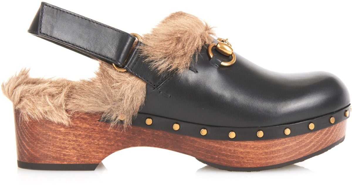clogs with fur lining