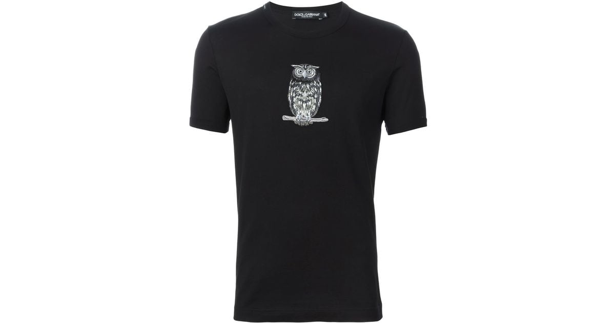 Dolce \u0026 Gabbana Cotton Embroidered Owl 