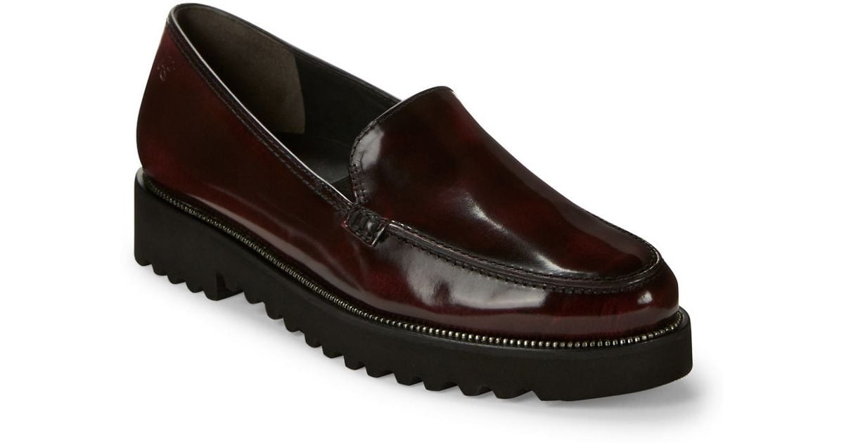 Lyst Paul green Ariana Patent Leather Loafers in Purple