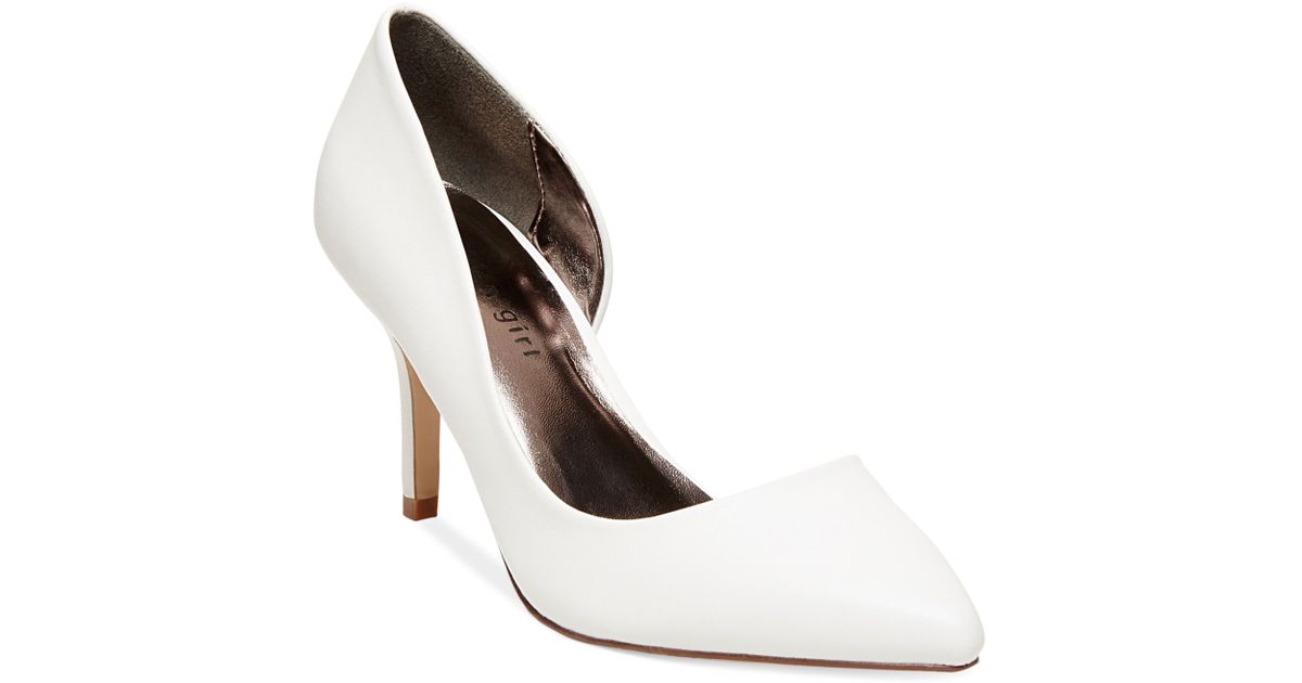 madden girl white heels