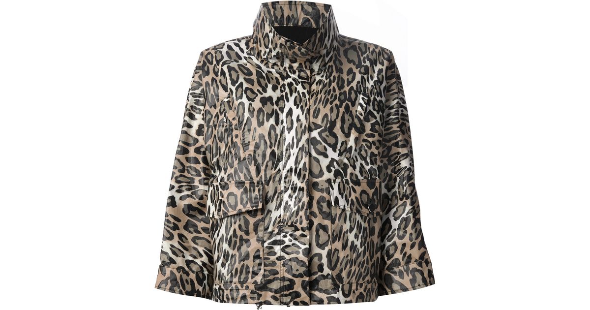 moncler leopard print jacket