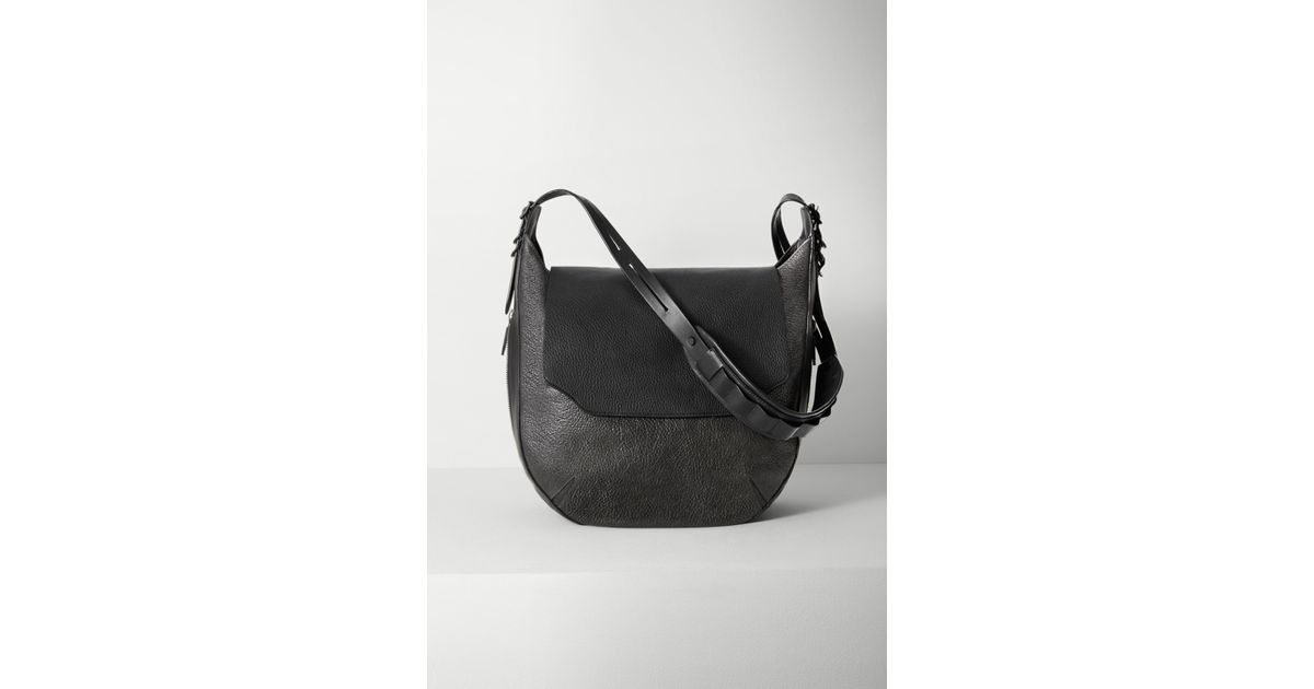 Rag & Bone Bradbury Flap Hobo in Black - Lyst