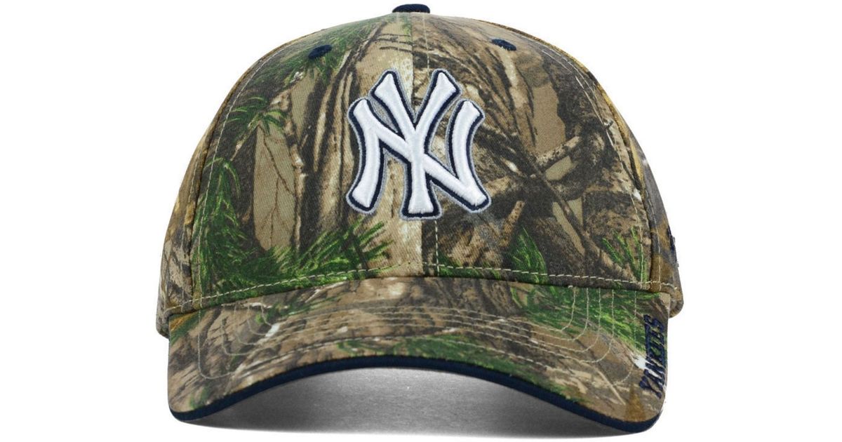 CLEANUP New York Yankees real tree 47 Brand Adjustable Cap 
