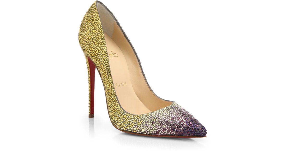 christian louboutin ombre shoes