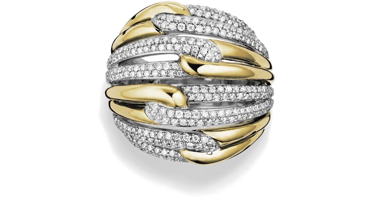 david yurman labyrinth ring with diamonds