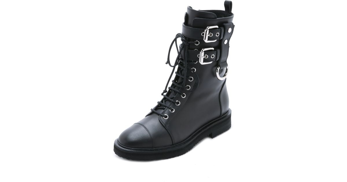 giuseppe zanotti combat boots