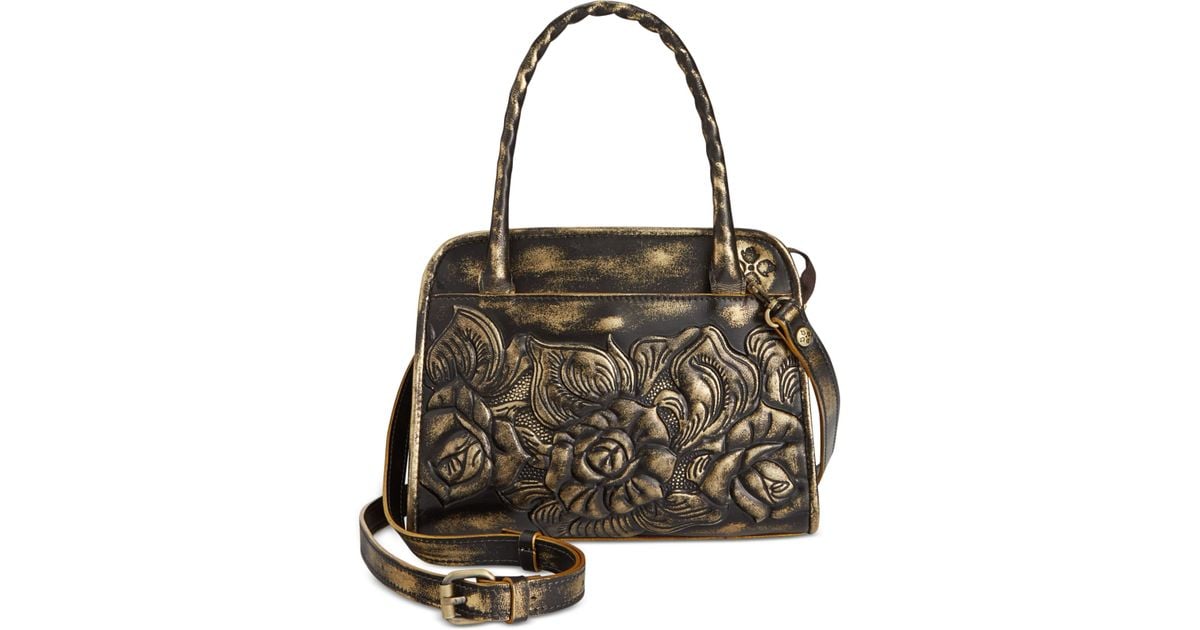 Patricia Nash Metallic Rose Paris Satchel Lyst