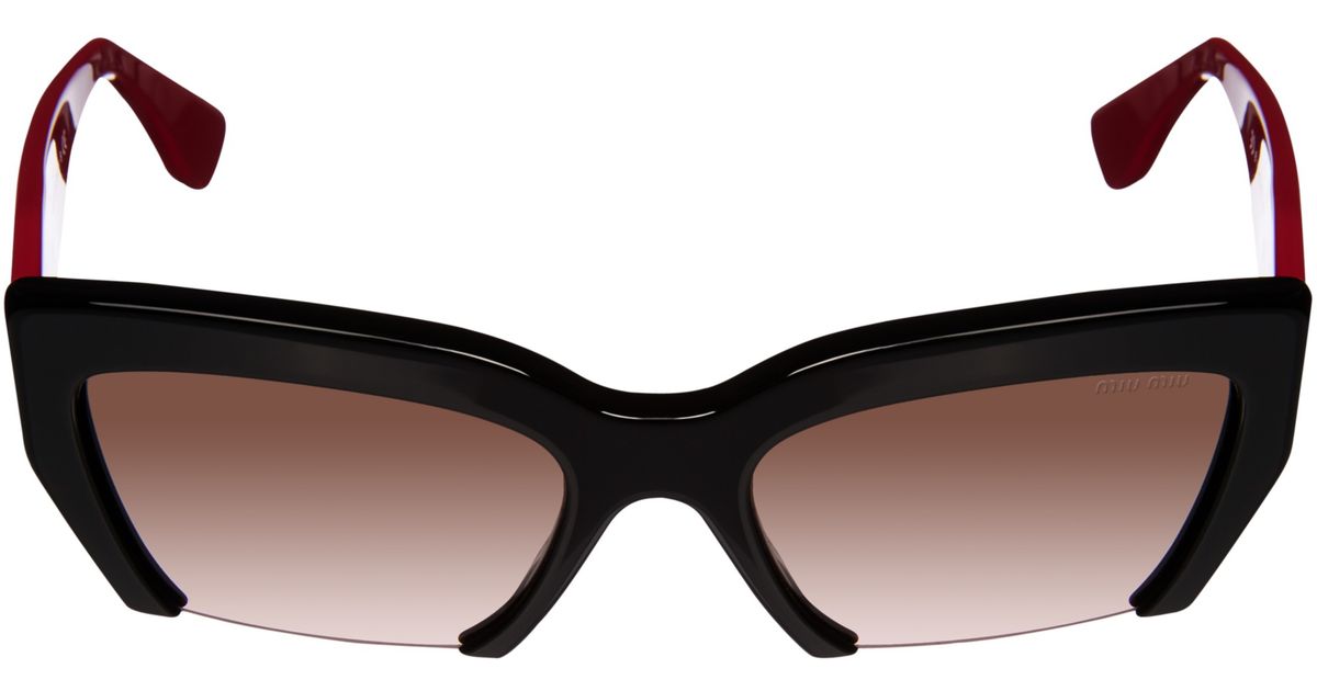 bottomless frame sunglasses