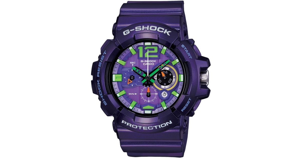 purple g shock mens