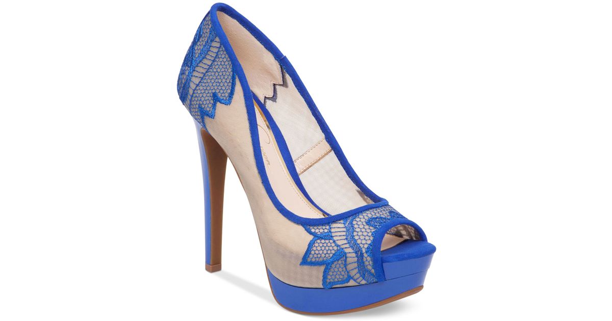 jessica simpson lace heels