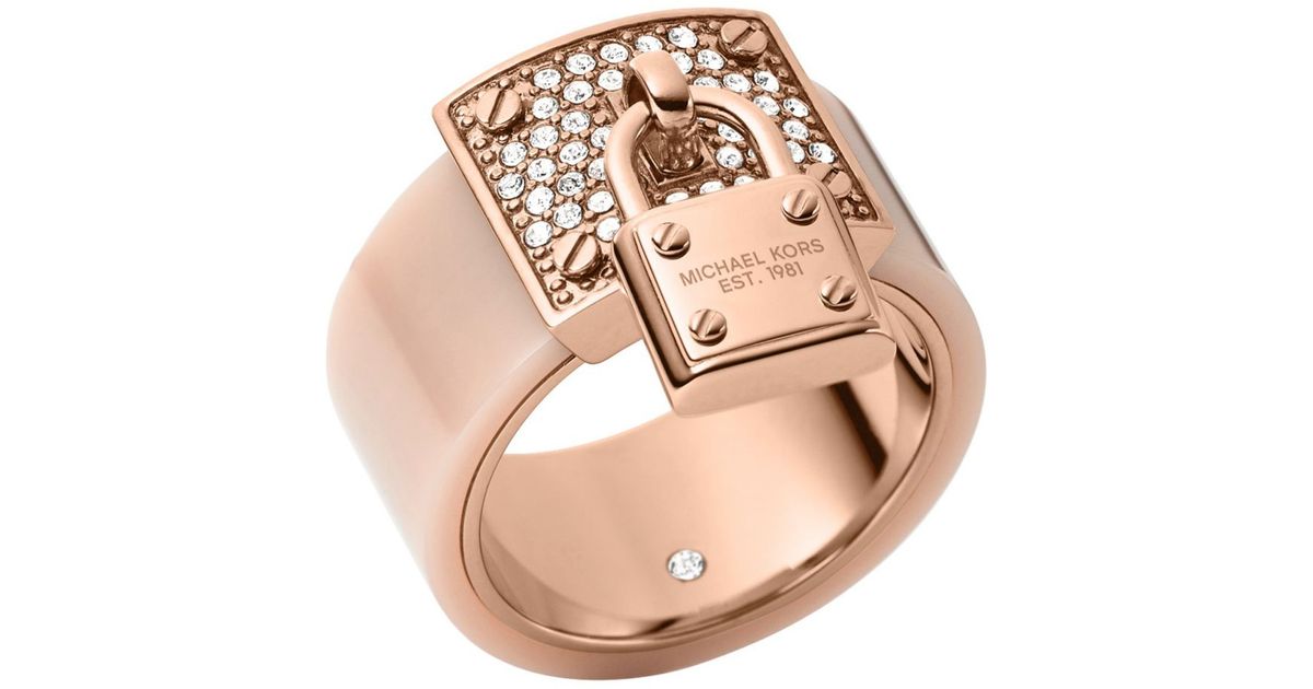 michael kors ring rosegold