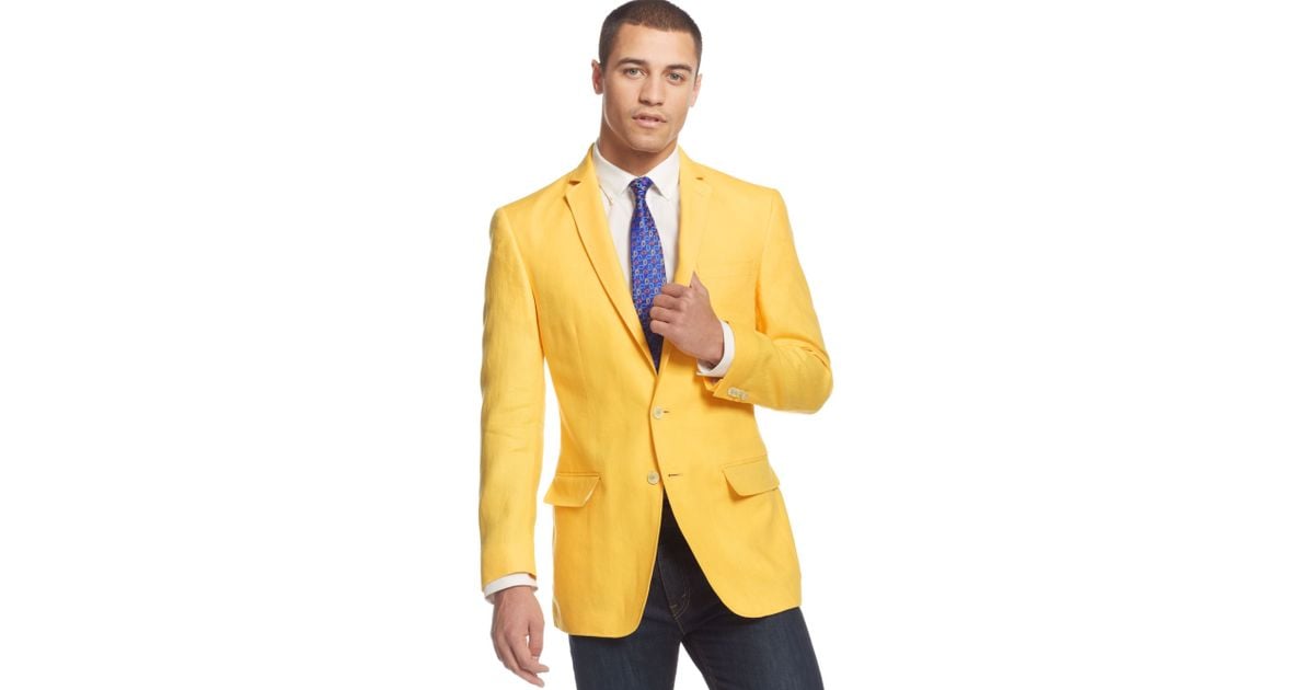 Yellow sport coat hot sale