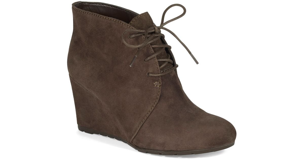 clarks wedge boots
