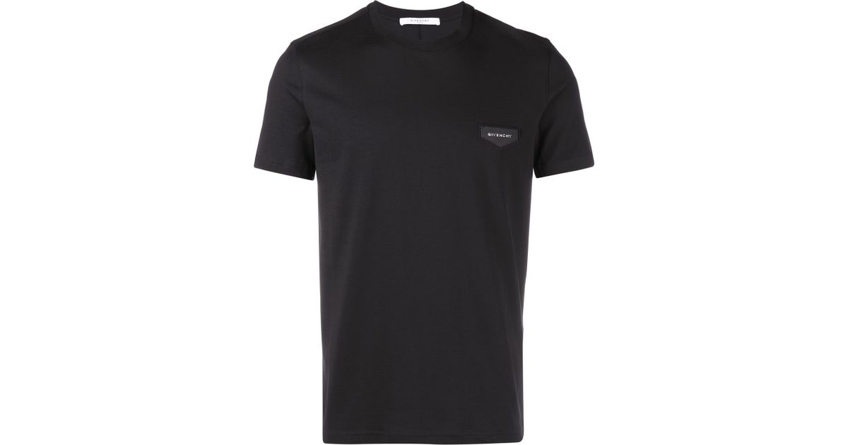 Givenchy Logo Patch T-shirt in Black 