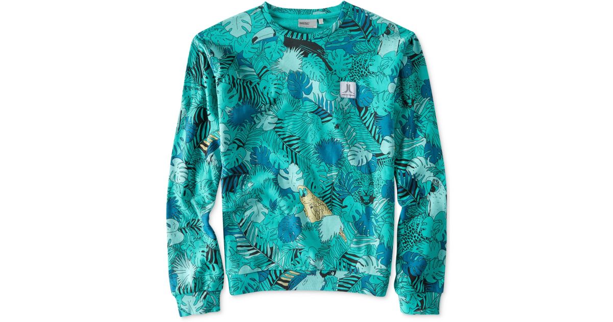 WeSC Crew Neck Sweatshirt Overlay Golden Camel WESC