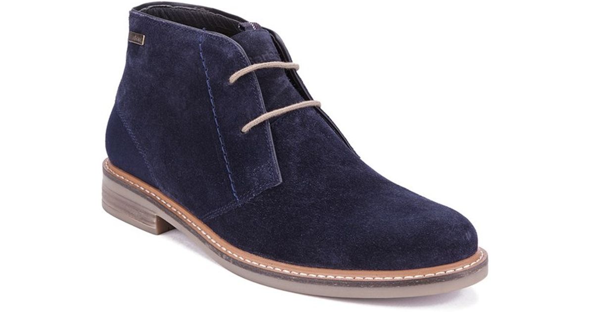 barbour readhead navy boots