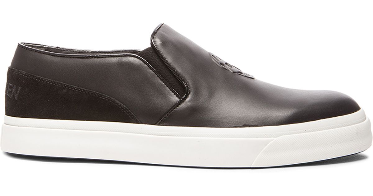 alexander mcqueen slip on sneakers