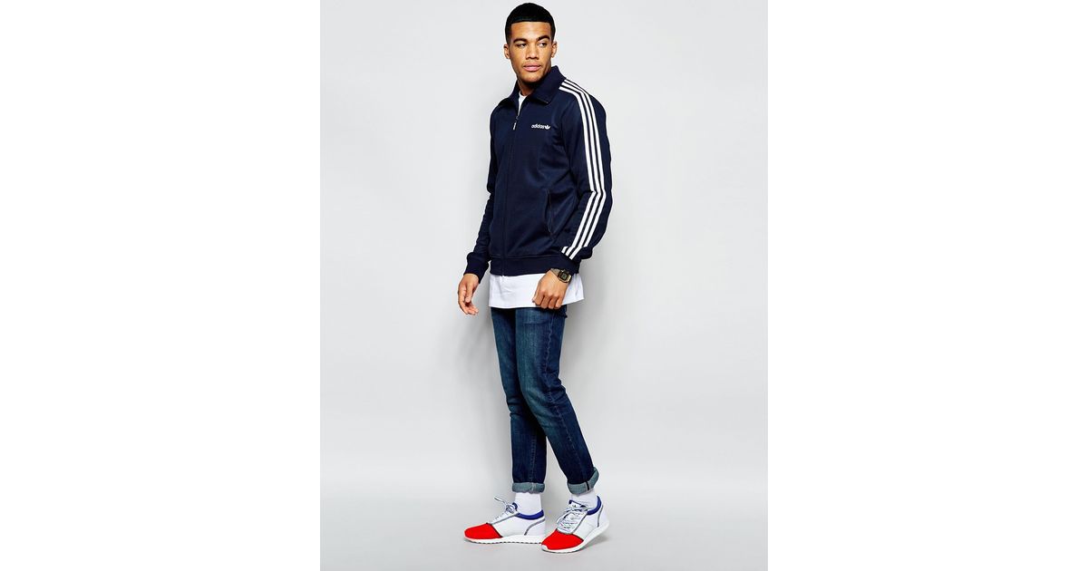adidas jacket jeans