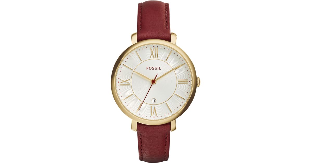 Fossil Burgundy Watch Outlet Shop, UP 