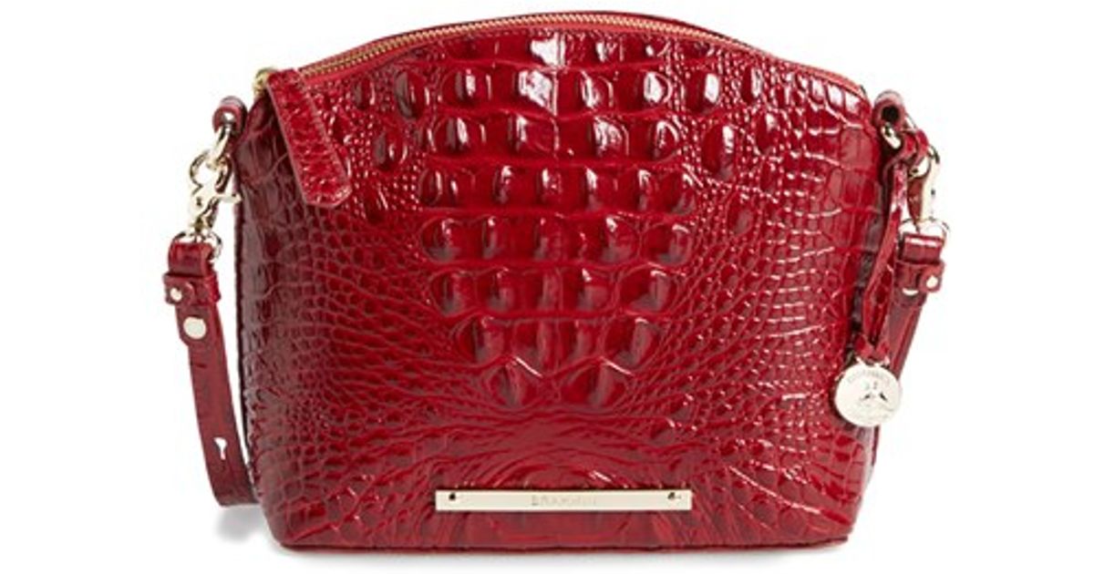Lyst Brahmin Mini Duxbury Crossbody Bag In Red